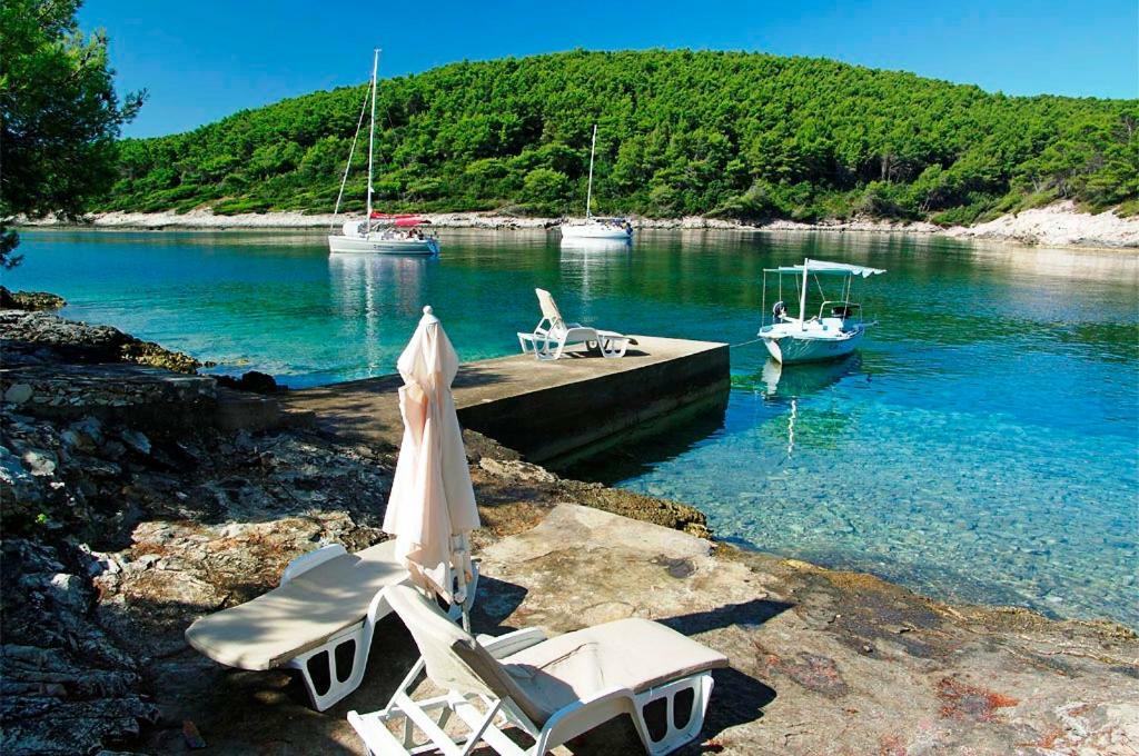 Waterfront Villa With Pool Vela Luka Esterno foto